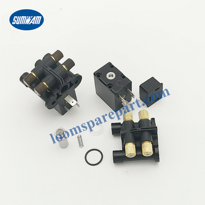 Pezzi di ricambio di Picanol Omni di DELTA di Picanol per insieme dell'elettrovalvola a solenoide dell'ugello dei telai del tessuto il sotto